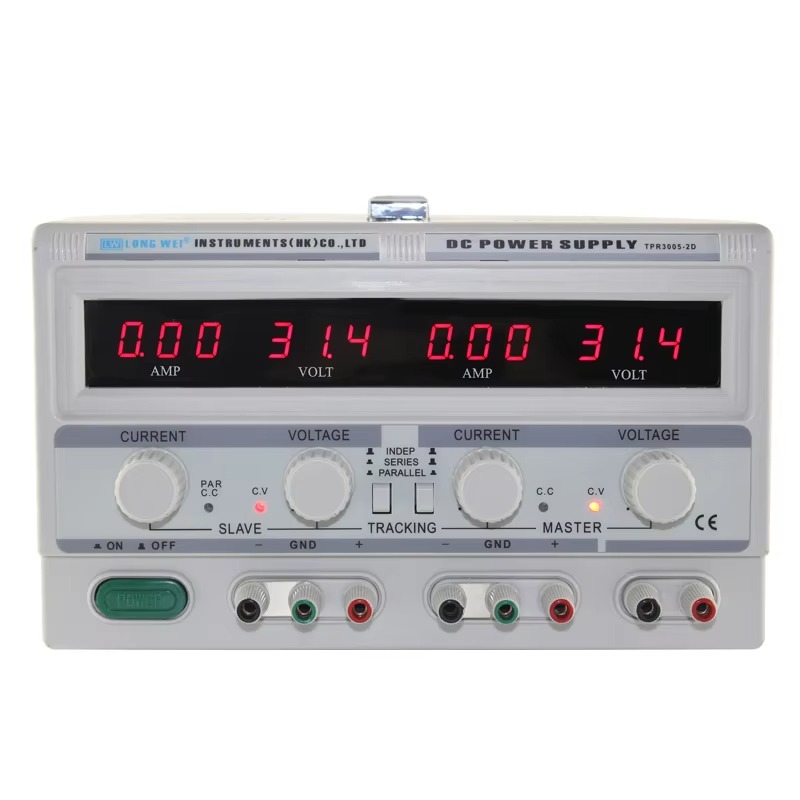 Dual Channel Linear Power Supply 30V 5A - Sumber Daya Linier Dapat Diatur Saluran