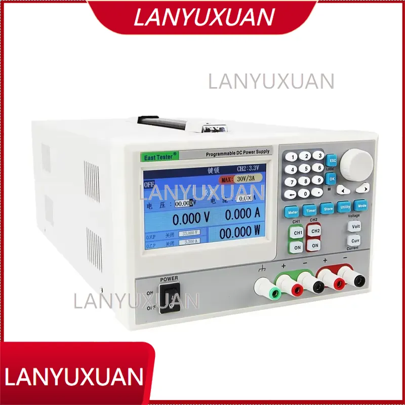 Dual Channel Linear Power Supply 30V 5A - ET ET3721 Catu Daya Linear Switching