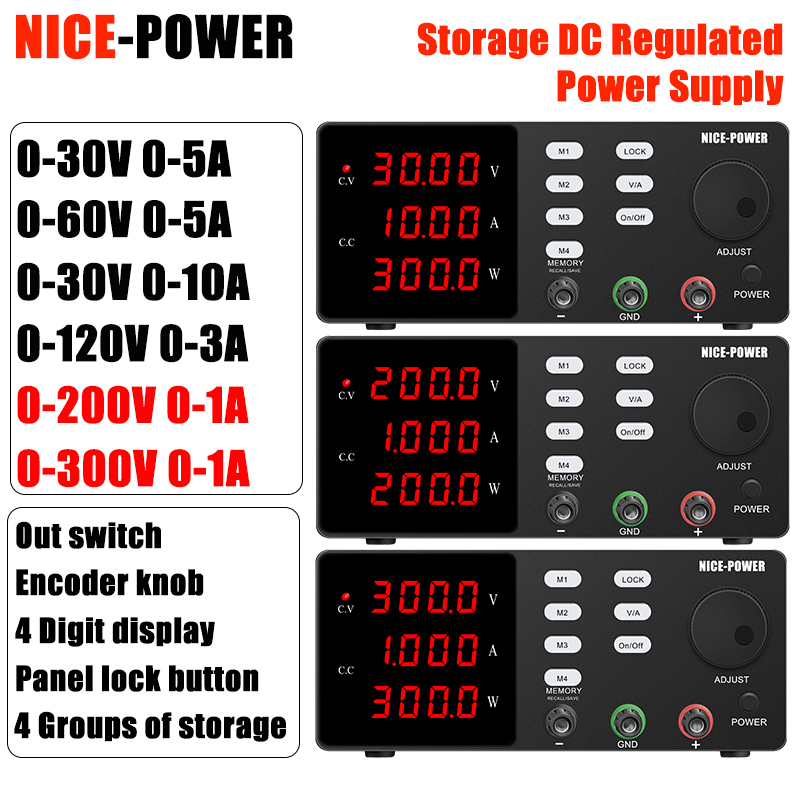 NICE-POWER 200V/300V 1A DC Pow - Switching Dc Power Supply 300V 1A ulasan dan harga