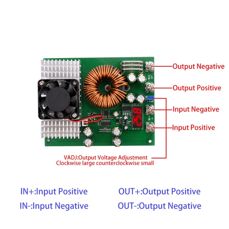 Konverter Buck DC-DC 1000W 50A - Step Down Dc Power Supply Module 1000W ulasan dan harga